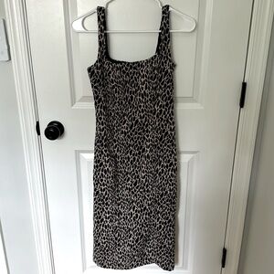 Banana Republic Leopard Print Sheath Dress.